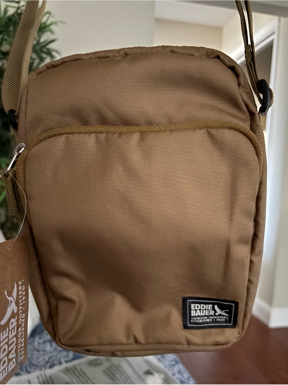 Eddie Bauer Jasper Small Crossbody Bag in Camel
